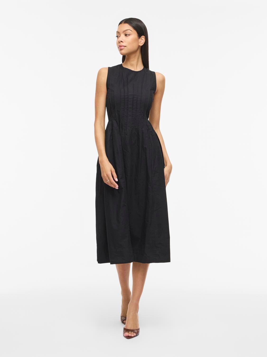 VIJIMBA Midi Dress - Black Beauty - VERO MODA & VILA Bergvik